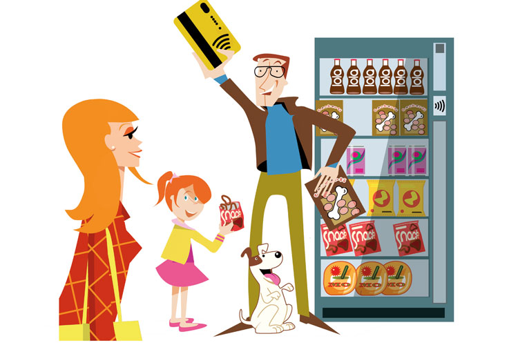 Snackautomaten NFC Automatenterminal
